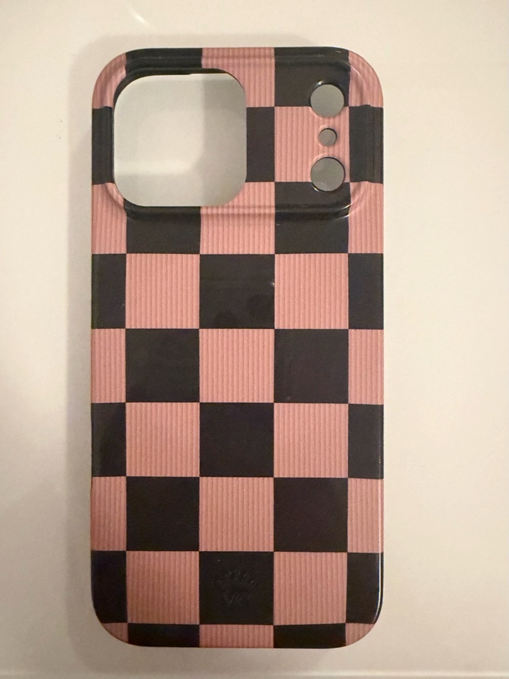 Velvet Caviar Mocha Vibe Checkered iPhone 17 Pro Max Case